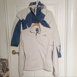 2 in 1: weatherproof jacket w/removable fleece